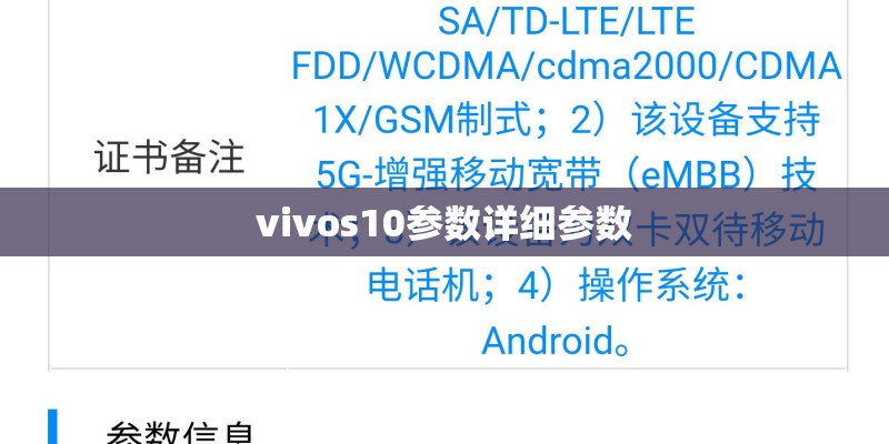 vivos10参数详细参数 vivos10参数详细参数