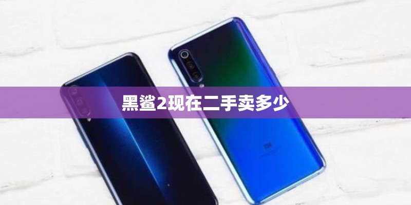 黑鲨2现在二手卖多少